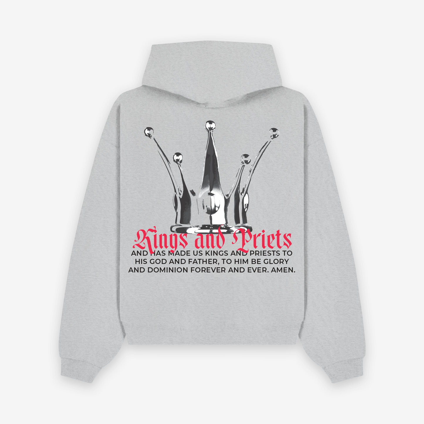 Hoddie Crown Gris - Silver Collection